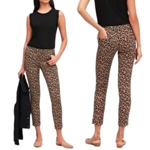 Banana Republic Sloan Leopard Print Pants